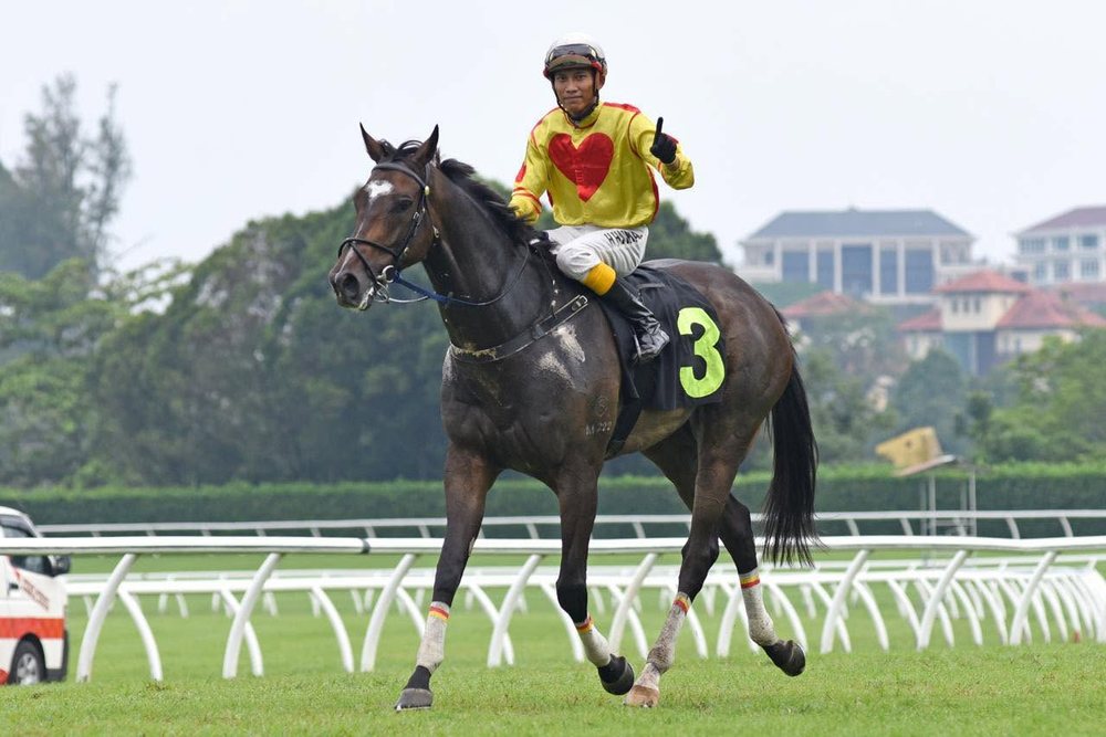 Lucky Magic after a win